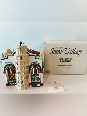 Department 56 Snow Village - Pisa Pizza